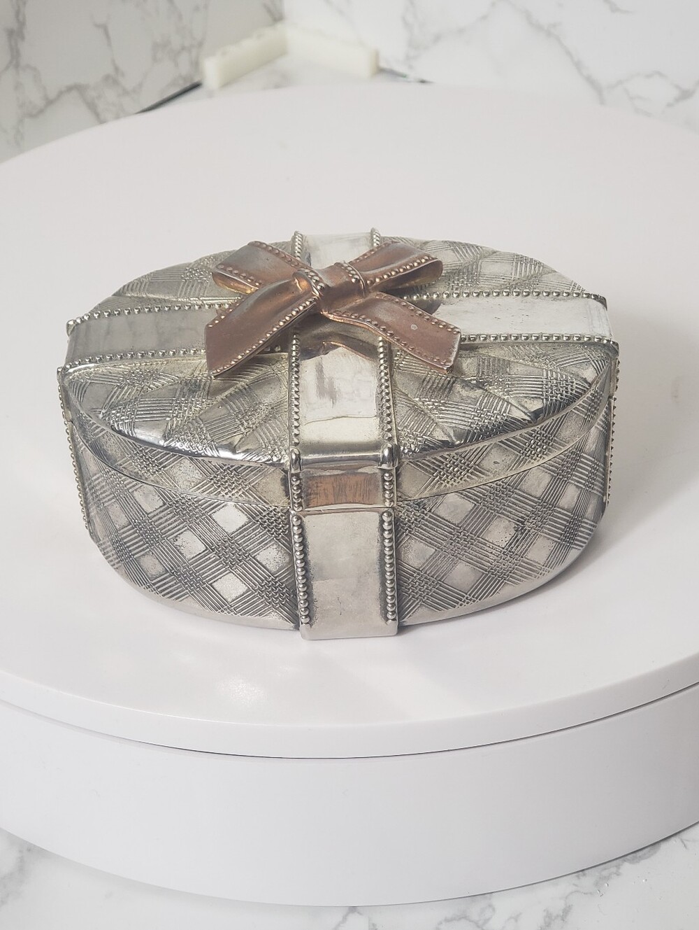 GODINGER SILVER ART CO. Silver-Plated Trinket Box